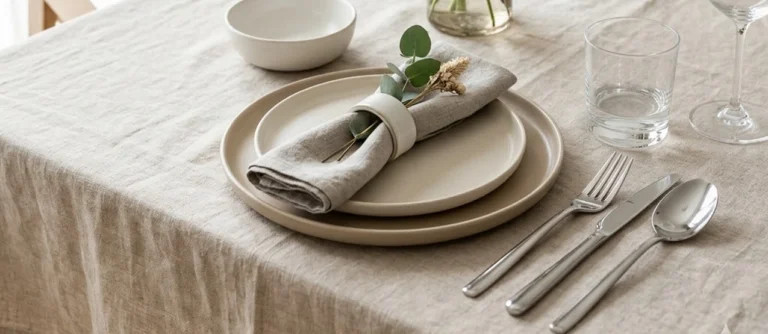 Şık ve Minimalist Bir Yemek Masası Düzenleme Rehberi